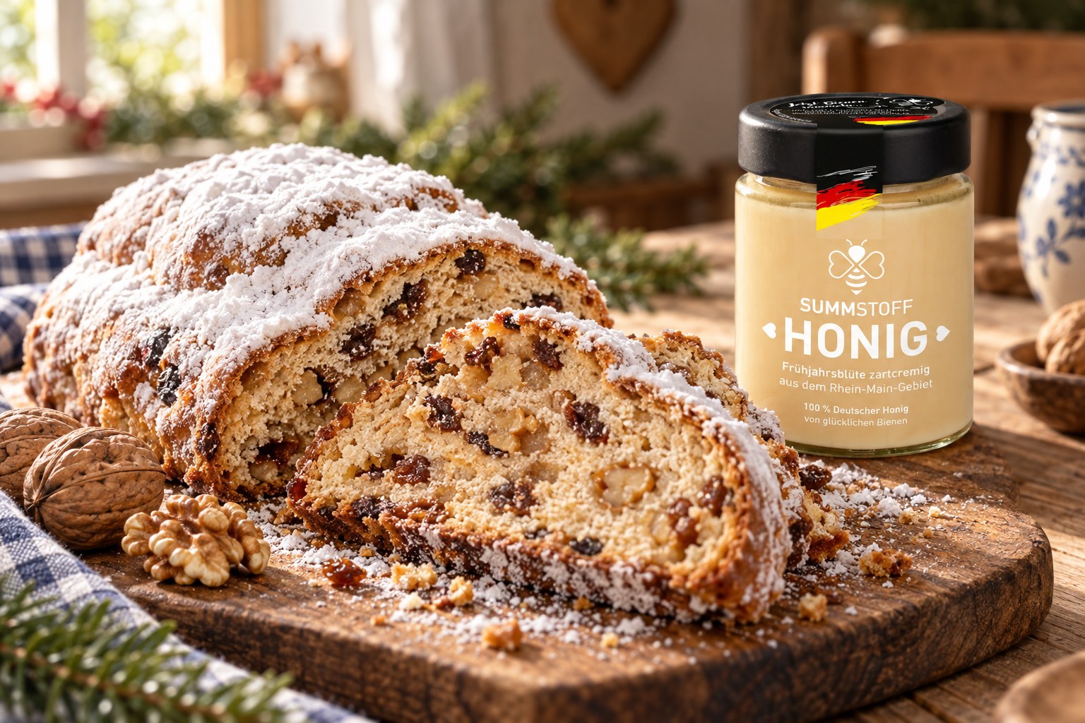 Spring Blossom Honey Nut Stollen