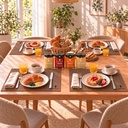 SUMMSTOFF Table Mats, Set of 4
